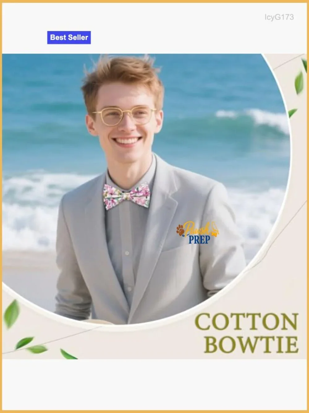 Pre-tied Cotton Bow Tie Floral Pattern Adjustable Neckband Formal Casual